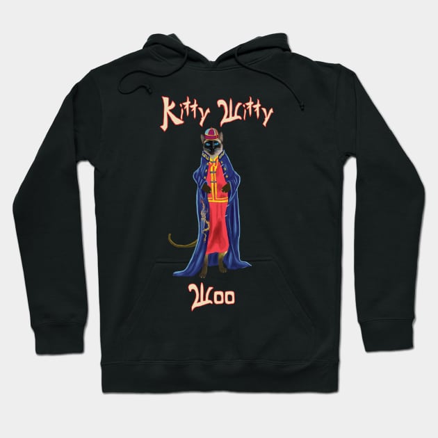 Kitty Witty Woo Hoodie by Sam R. England